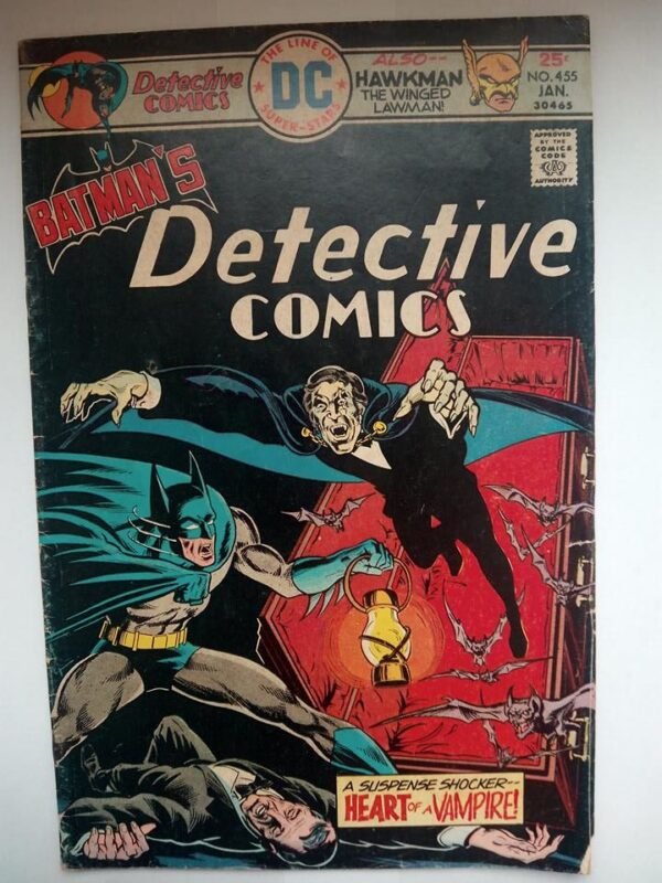 Komiks Detective Comics 455 January 1976