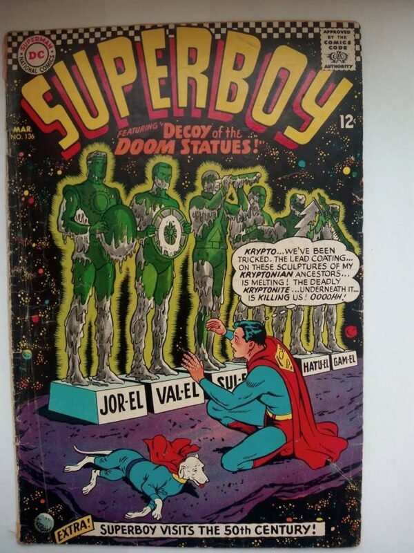 Komiks Superboy 136 March 1967