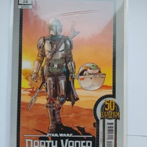 Komiks Star Wars Darth Vader #20 2022 Mandalorian Variant 50th Anniversary Lucas Film