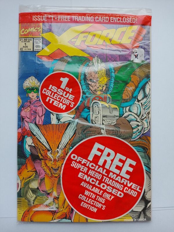 Komiks X-Force #1 1991 Sealed + Card