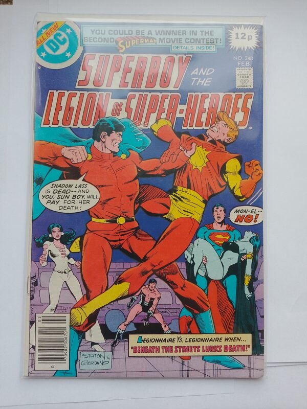 Komiks Superboy and Legion of Superheroes #248 1979