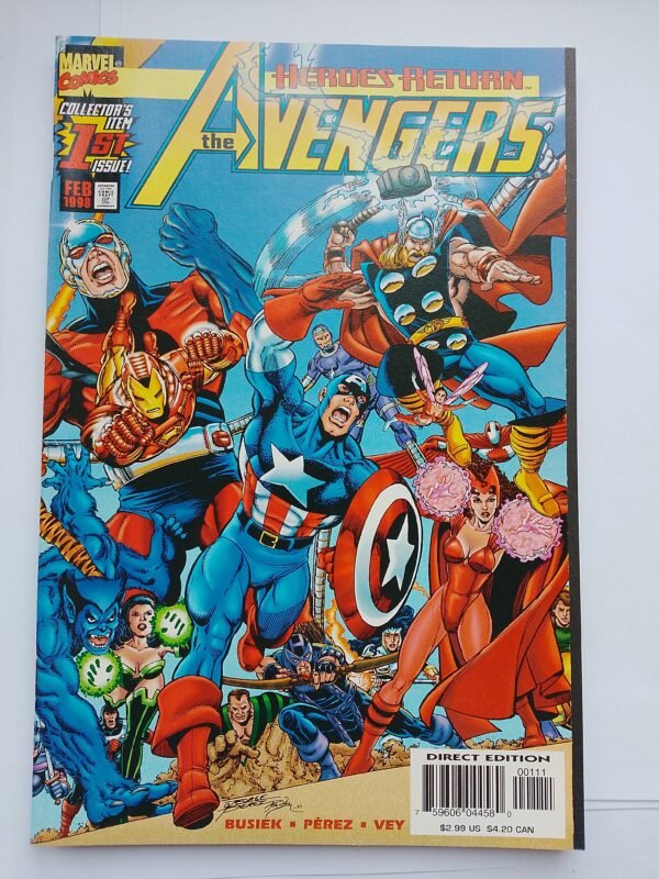 Komiks Heroes Return The Avengers #1 Feb 1998