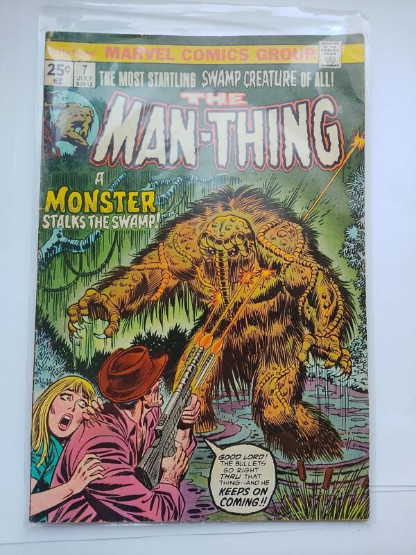 Komiks Man-Thing #7 July 1974
