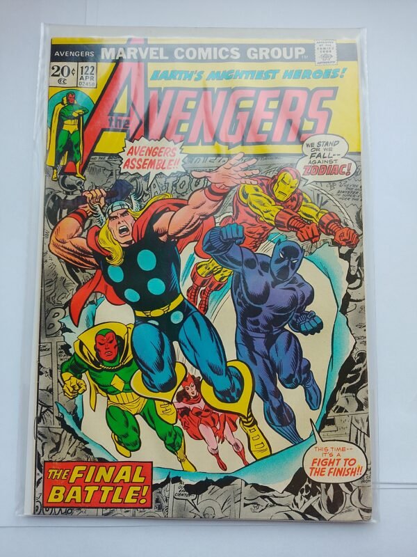 Komiks Avengers #122 April 1974