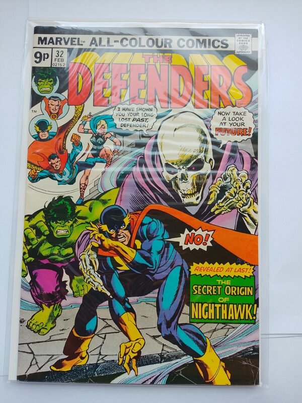 Komiks Defenders #32 Feb 1976 Origin of Nighthawk