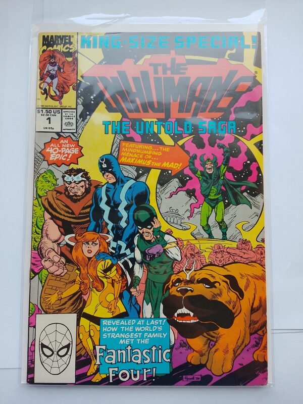 Komiks Inhumans The Untold Saga #1 1990 King Size Special