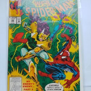 Komiks Web of Spiderman #99 April 1993 1st App Nightwatch in costume
