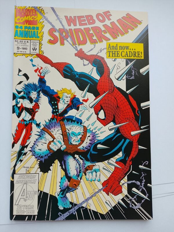 Komiks Web of Spiderman #9 1993