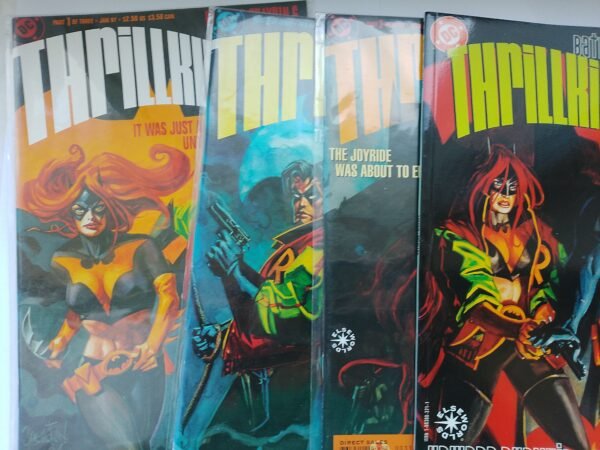 4 x Komiks Thrillkiller #1-3 Full Run 1997 + Thrillkiller ‘62 One-Shot