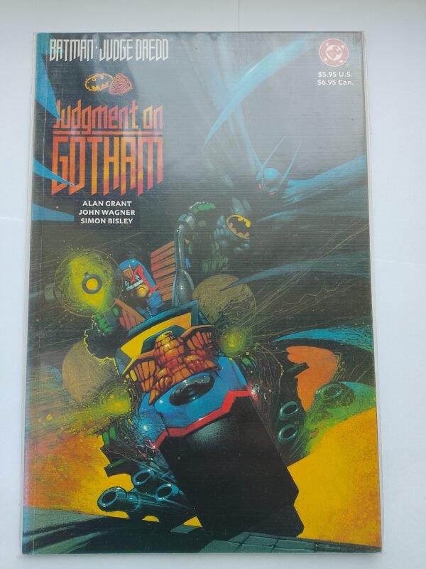 Komiks Batman Judge Dredd Judgment on Gotham #1 1991