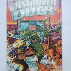 Komiks Destroyer Duck #1 1982 1st App Groo Wanderer Kirby