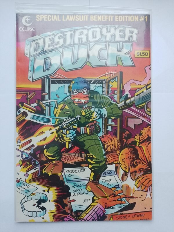 Komiks Destroyer Duck #1 1982 1st App Groo Wanderer Kirby