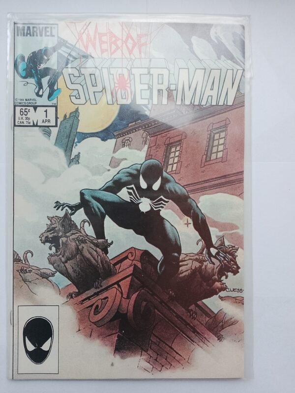Komiks Web of Spiderman #1 April 1985