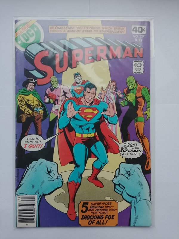 Komiks Superman #337 July 1979