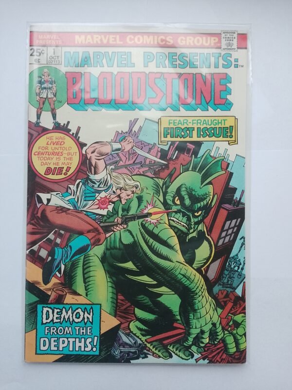 IMG_20260415_060052 Komiks Marvel Presents Bloodstone #1 Oct 1975 1st App&Origin Bloodstone
