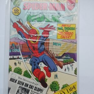 Komiks Spiderman and Hulk Denver Post Promo 1982
