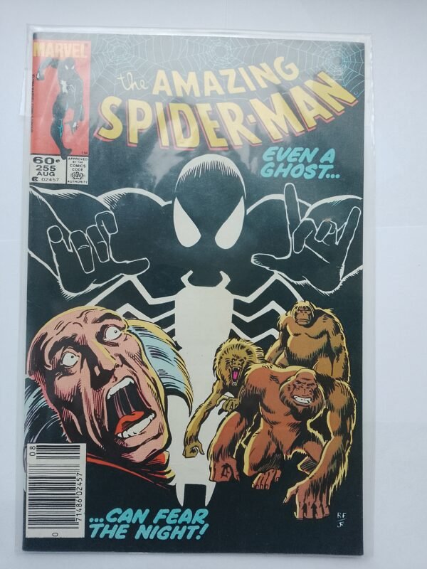 Komiks Amazing Spiderman #255 Aug 1984 1st App Black Fox