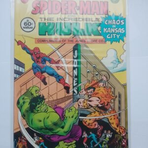 Komiks Spiderman and Hulk Chaos in Kansas City 1982 Promo Comic Book