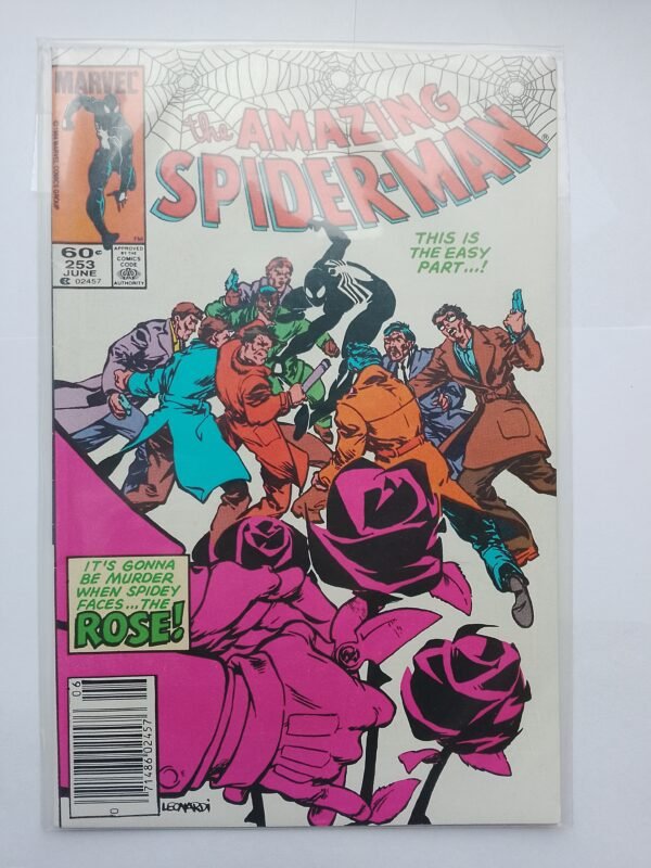 Komiks Amazing Spiderman #253 June 1984 1st App Rose