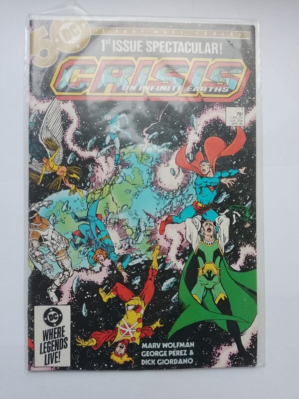 Komiks Crisis on Infinite Earths #1 April 1985 1st App Blue Beetle