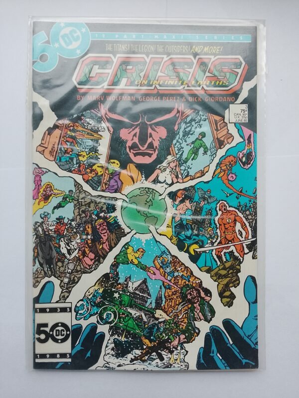 IMG_20260415_060440 Komiks Crisis on Infinite Earths #3 1985 2nd App Cameo Anti-Monitor