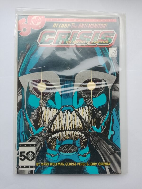 Komiks Crisis of Infinite Earths #6 Sept 1985 1st App Peacemaker in DC