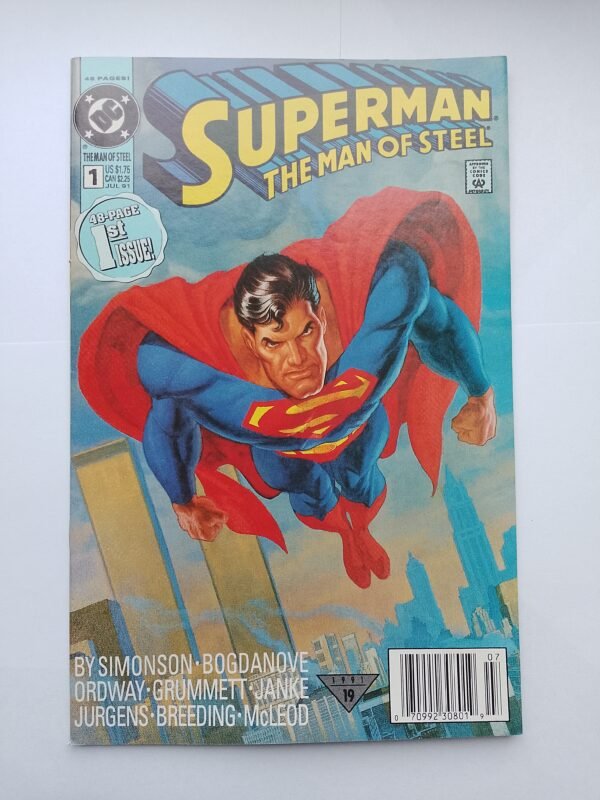 Komiks Superman The Man of Steel #1 July 1991