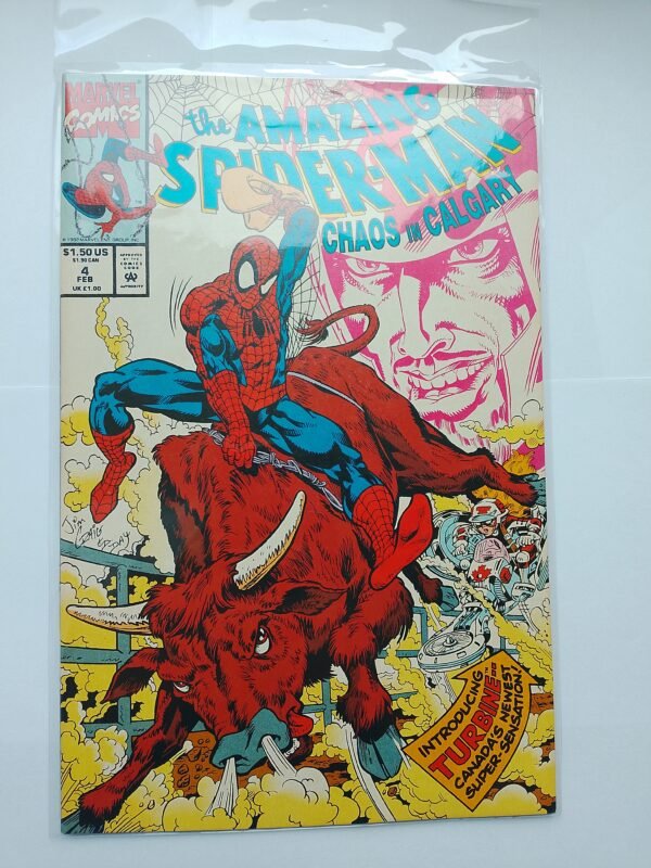 Komiks Amazing Spiderman #4 Chaos in Calgary 1992