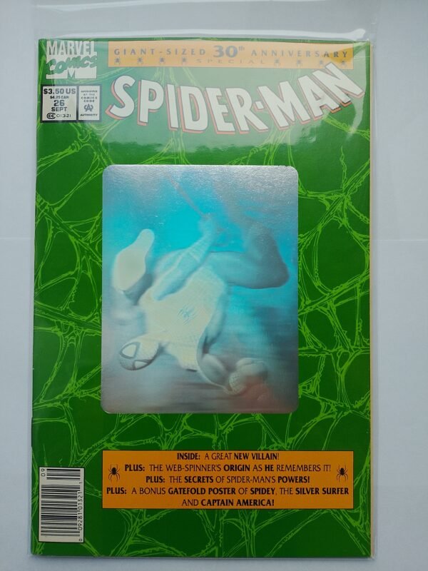 Komiks Spiderman #26 Sept 1992 Holo Cover