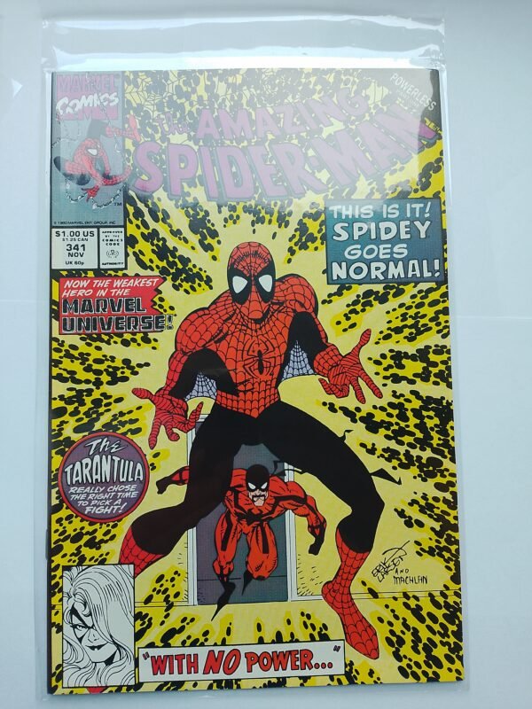 Komiks Amazing Spiderman #341 Nov 1990