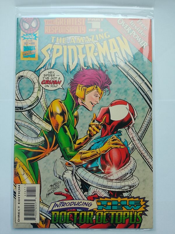 Komiks Amazing Spiderman #406 Oct 1995 1st Full App Lady Octopus No Card