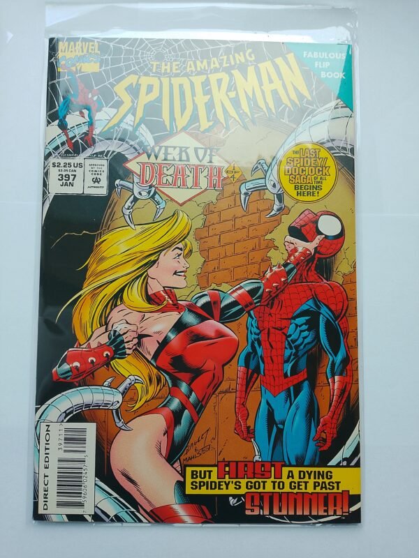 Komiks Amazing Spiderman #397 Jan 1995 1st App of Stunner