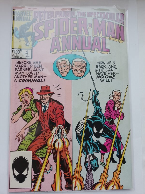 Komiks Spectacular Spiderman Annual #4 1984 Origin of Aunt May and Ben Parker