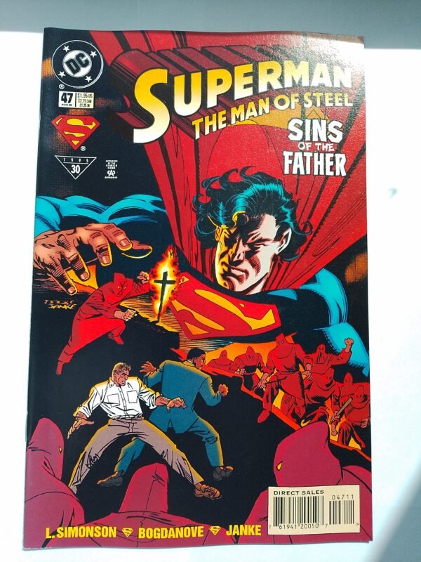 Komiks Superman The Man of Steel #47 Aug 1995 Flashback Meeting
