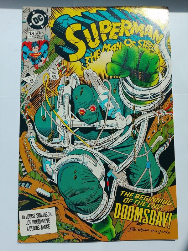 Komiks Superman The Man of Steel #18 Dec 1992 1st App Doomsday