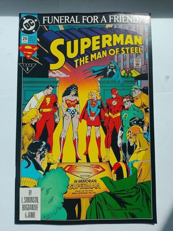 Komiks Superman The Man of Steel #20 Feb 1993