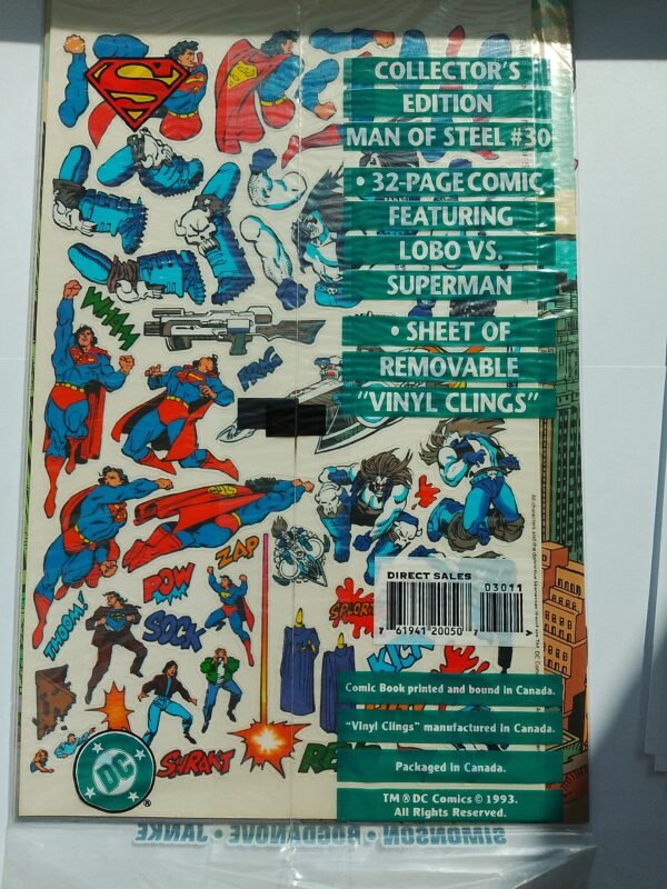 Komiks Superman The Man of Steel #30 Feb 1994 Collecto's Edition Lobo SEALED