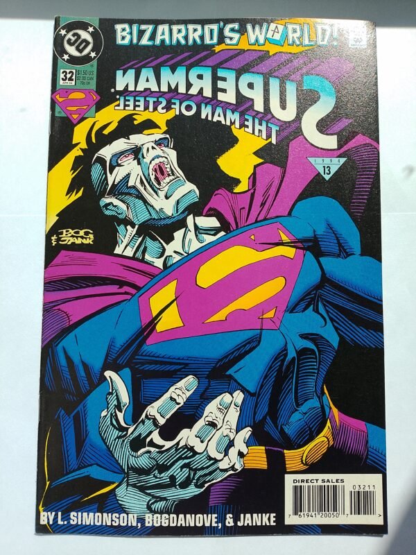Komiks Superman The Man of Steel #32 April 1994
