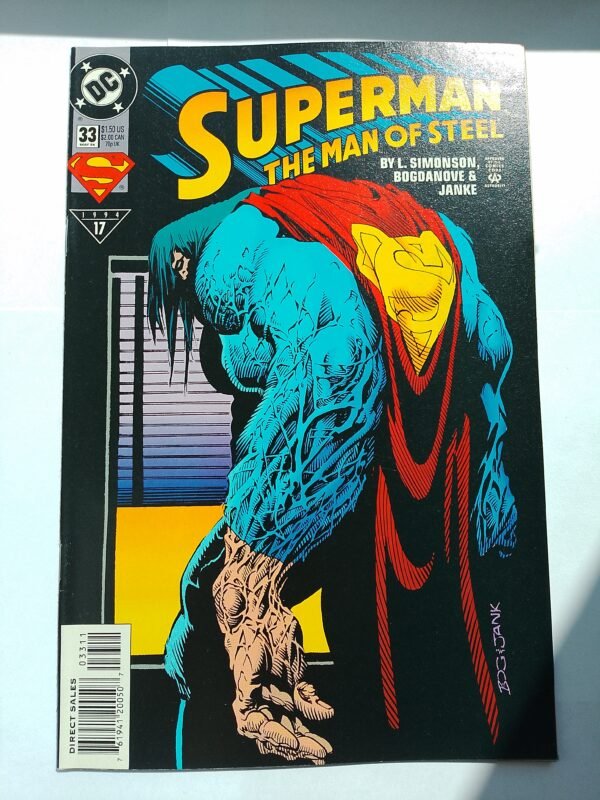Komiks Superman The Man of Steel #33 May 1994