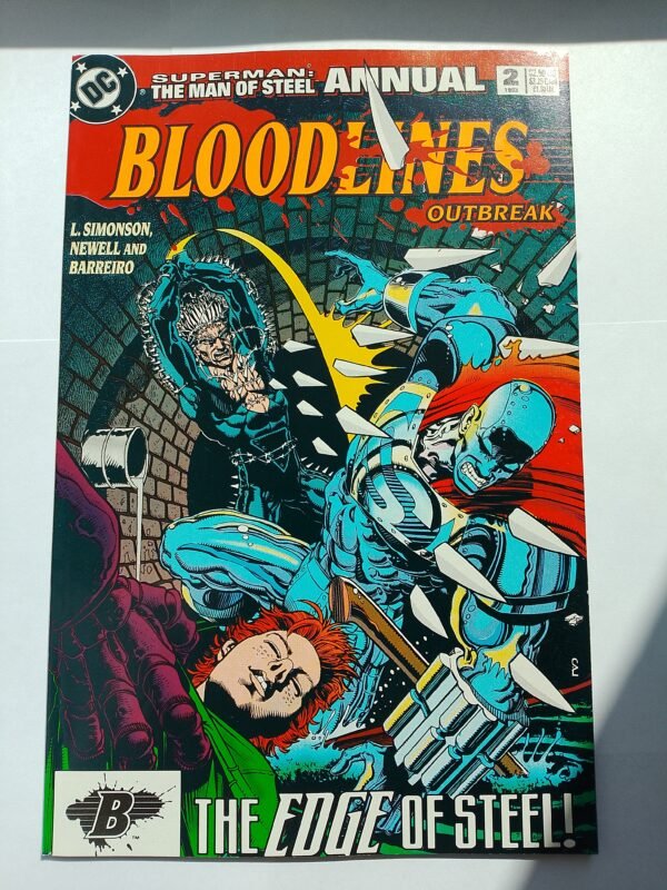 Komiks Superman The Man of Steel #2 Annual 1993 1st App Babe a vampire