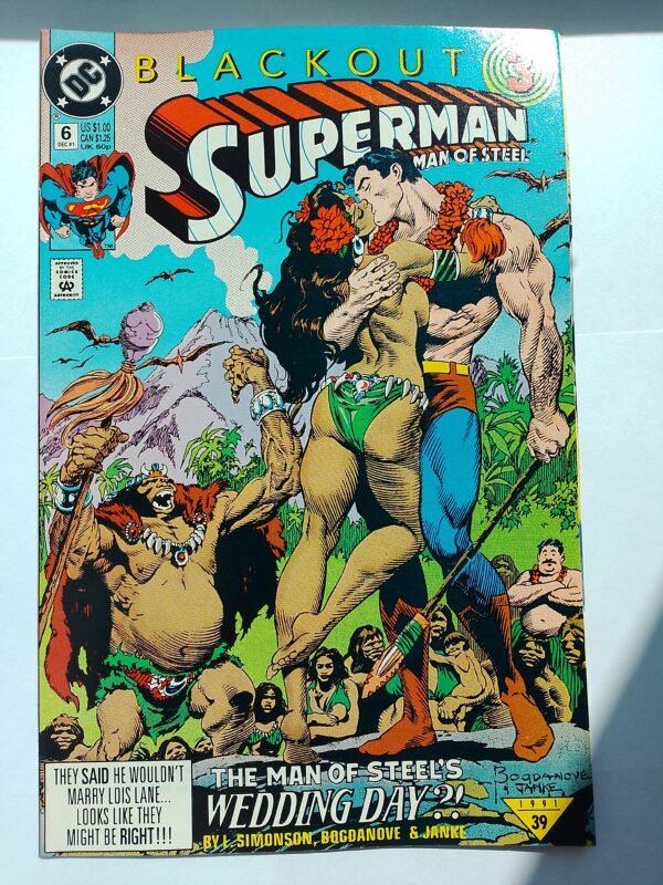 Komiks Superman #6 Dec 1991 Blackout