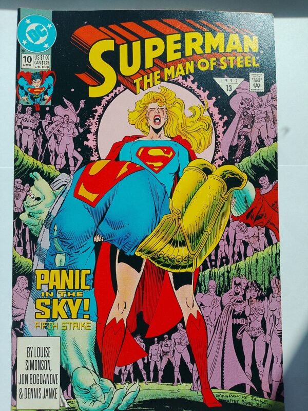 Komiks Superman The Man of Steel #10 April 1992