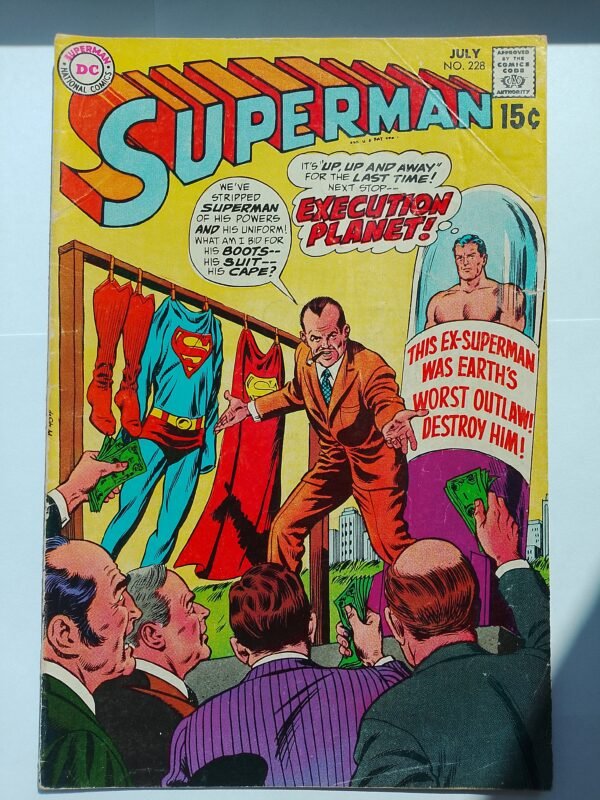 Komiks Superman #228 July 1970