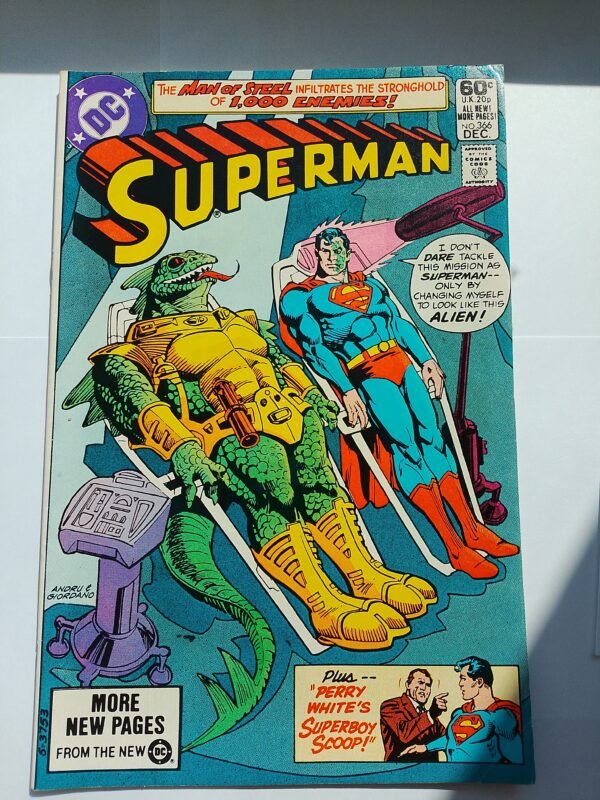 Komiks Superman #366 Dec 1981 Letter from McFarlane