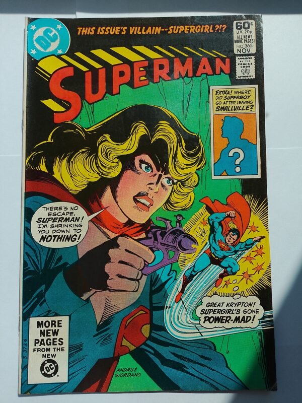Komiks Superman #365 Nov 1981 Letter from McFarlane