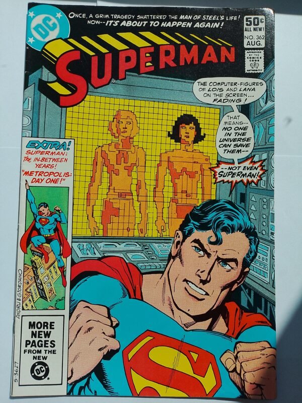 Komiks Superman #362 August 1981