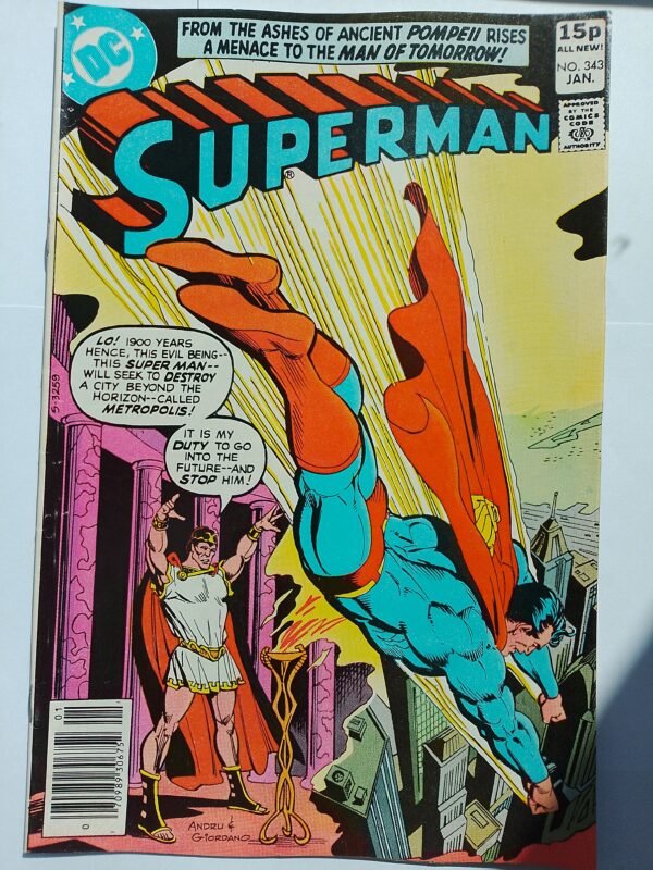 Komiks Superman #343 Jan 1980