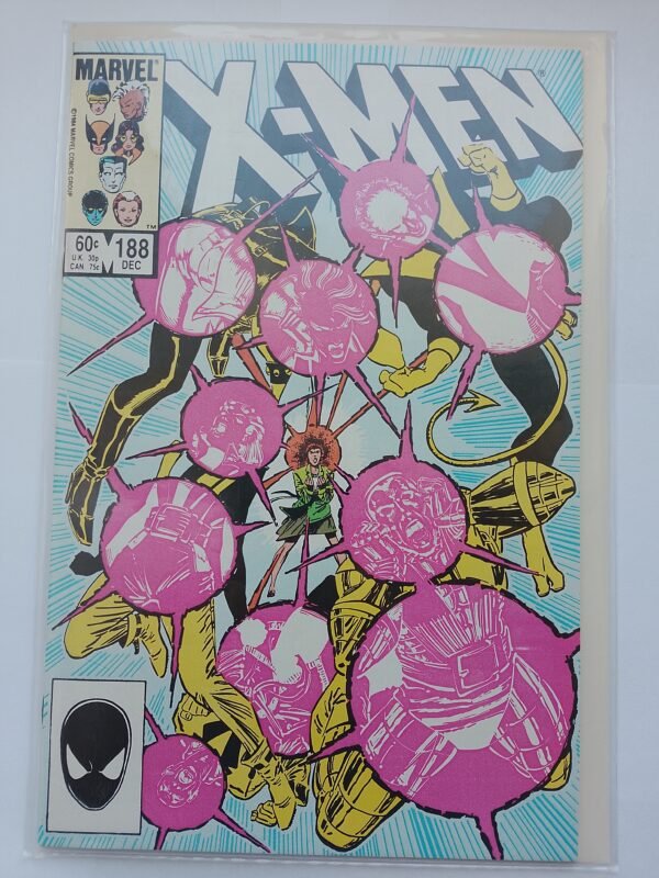 Komiks Uncanny X-Men #188 Dec 1984 1st Cameo App Adversary