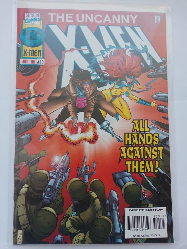 Komiks Uncanny X-Men #333 Jan 1996 1st full App Bastion