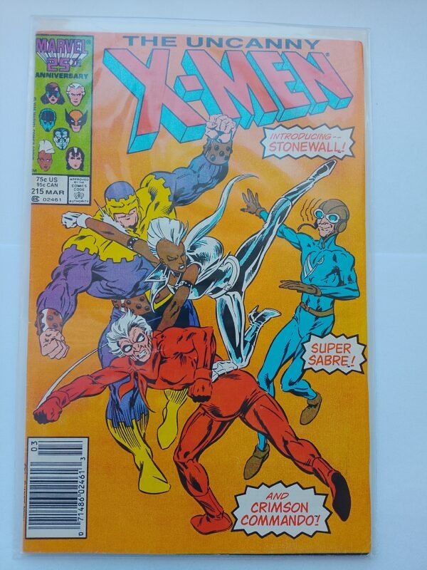 Komiks Uncanny X-Men #215 March 1987